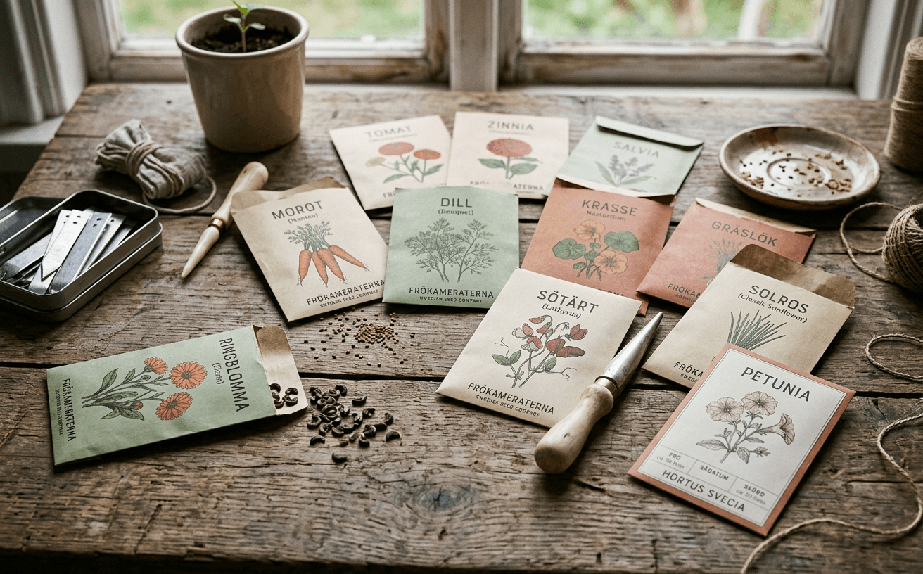 Välj rätt frön till din trädgård