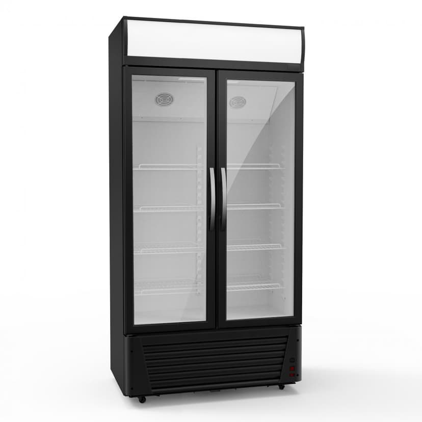 Displaykyl 618L | Energieffektiv & låsbar dryckeskyl | 100x61x195 cm