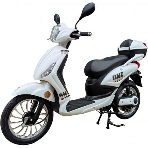 Elmoped 500W | 48V 20Ah batteri | Upp till 45 km räckvidd | Moped klass 2 | Tyst & kompakt för stadskörning