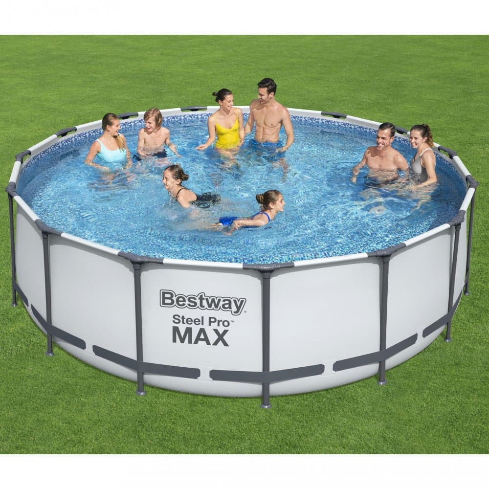 Bestway pool ovan mark Ø4,6m - 122cm djup | Steel Pro MAX (56438)