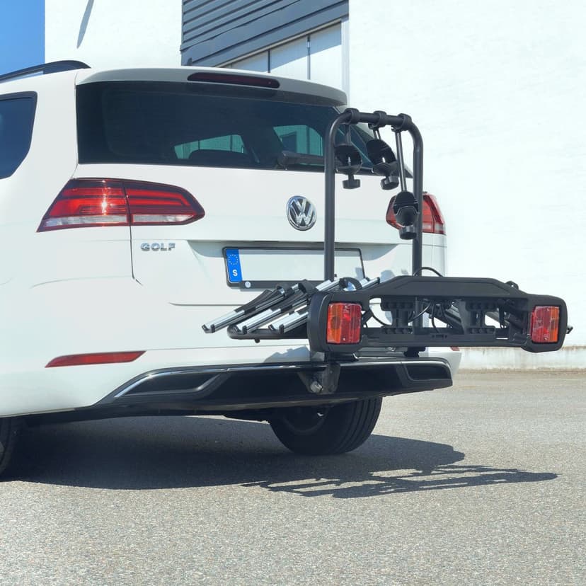Cykelhållare bil med lyse | För 3 cyklar