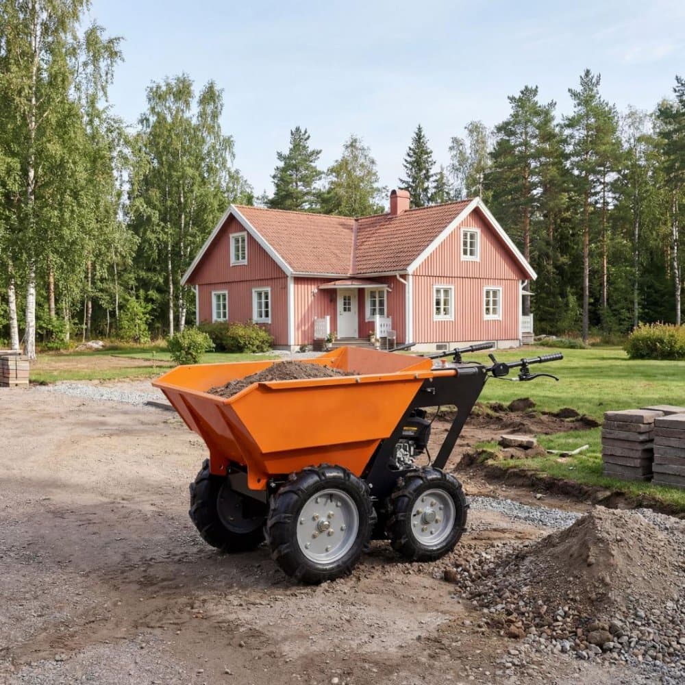 Trädgård - Trädgårdsmaskiner - Minidumper / Eldriven skottkärra