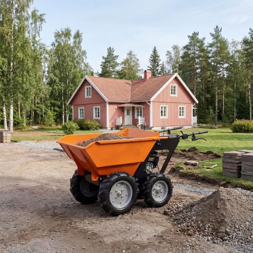 Minidumper / Motordriven skottkärra 196cc | 250kg