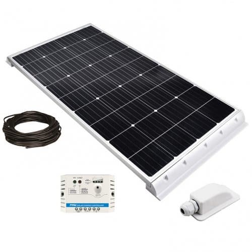 Solceller / Solpanel 160W, 12V | Till båt, husbil & husvagn