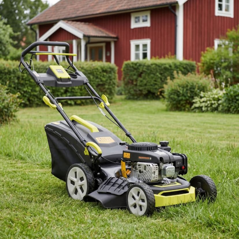 Bensindriven gräsklippare | Loncin motor 139cc | Metalcraft