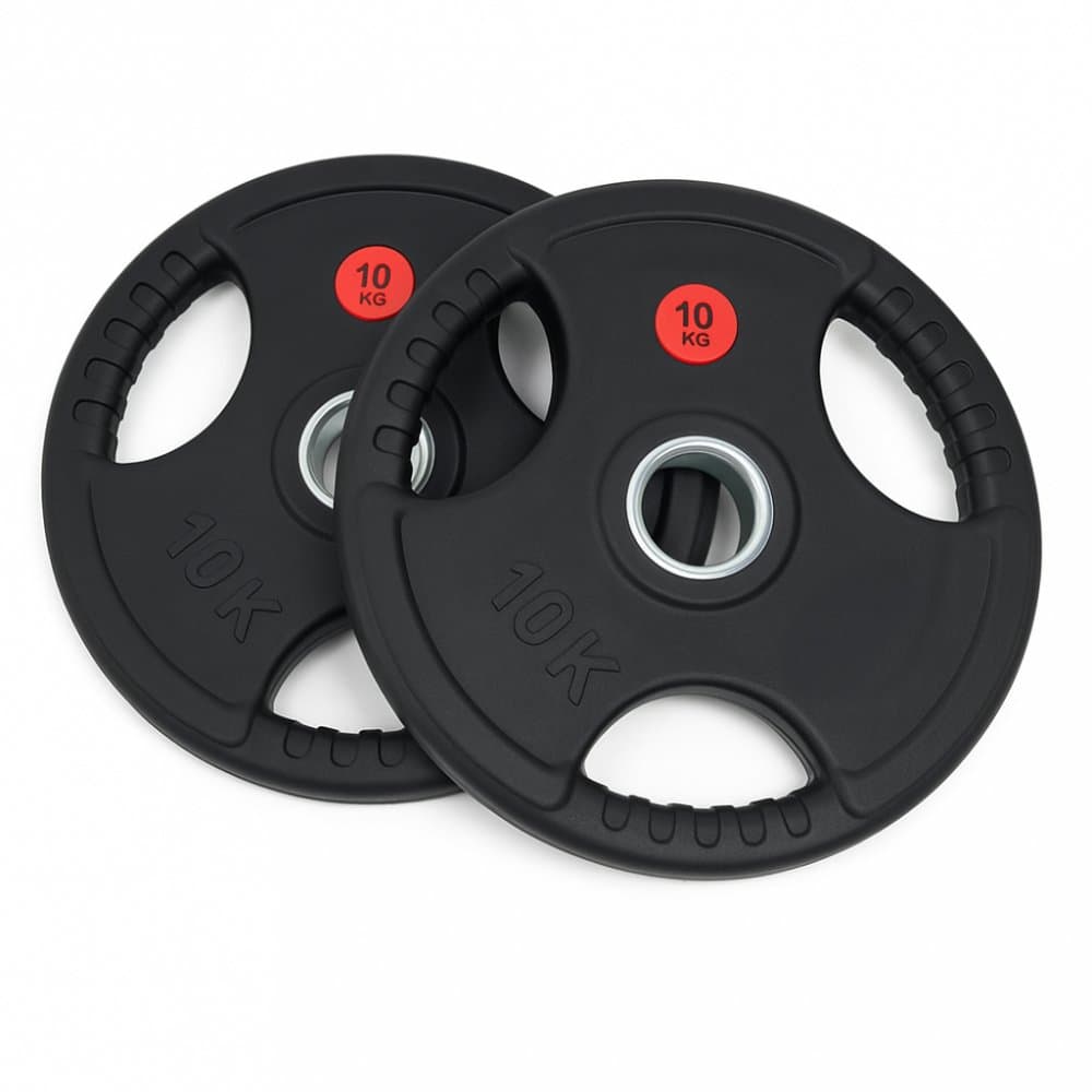 Viktskivor 2x10 kg (20 kg) | 50 mm gummiklädda vikter