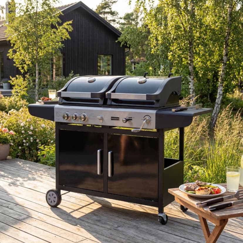 Kombinerad gasol- och kolgrill | Savannah