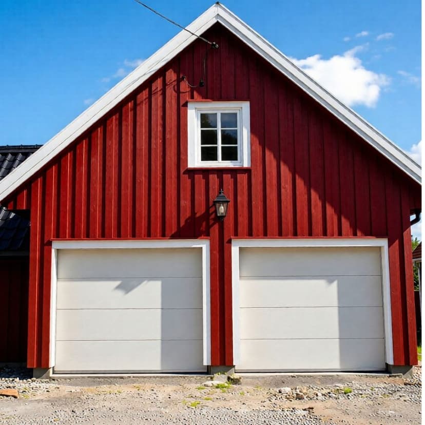 Garageport Takskjutport med fjärrstyrning | 2,5m bred