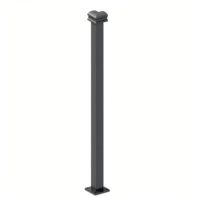 Hörnstolpe  135° | 50x1070 mm | Slät design | Linius