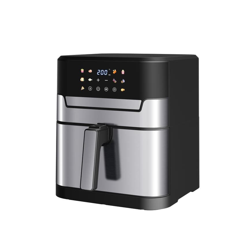 Airfryer 8L | Digital Pekskärm | 10 Förinställda Program | Lyfco