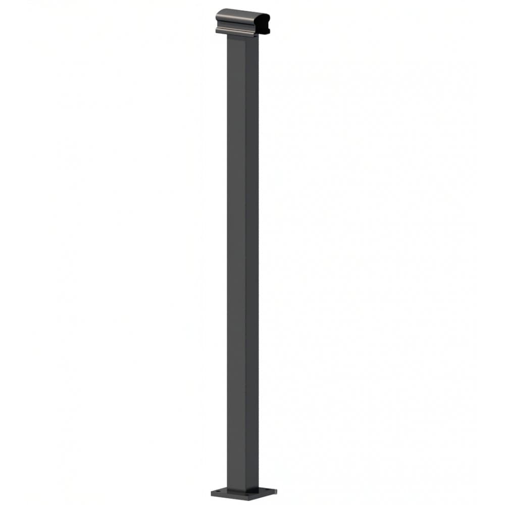 Stolpe till aluminiumstaket | 50×50×1070 mm | Linius