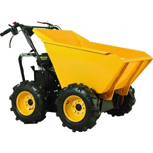Minidumper 300 kg med hjul | Självgående dumper med 6,5 hk motor & 4WD