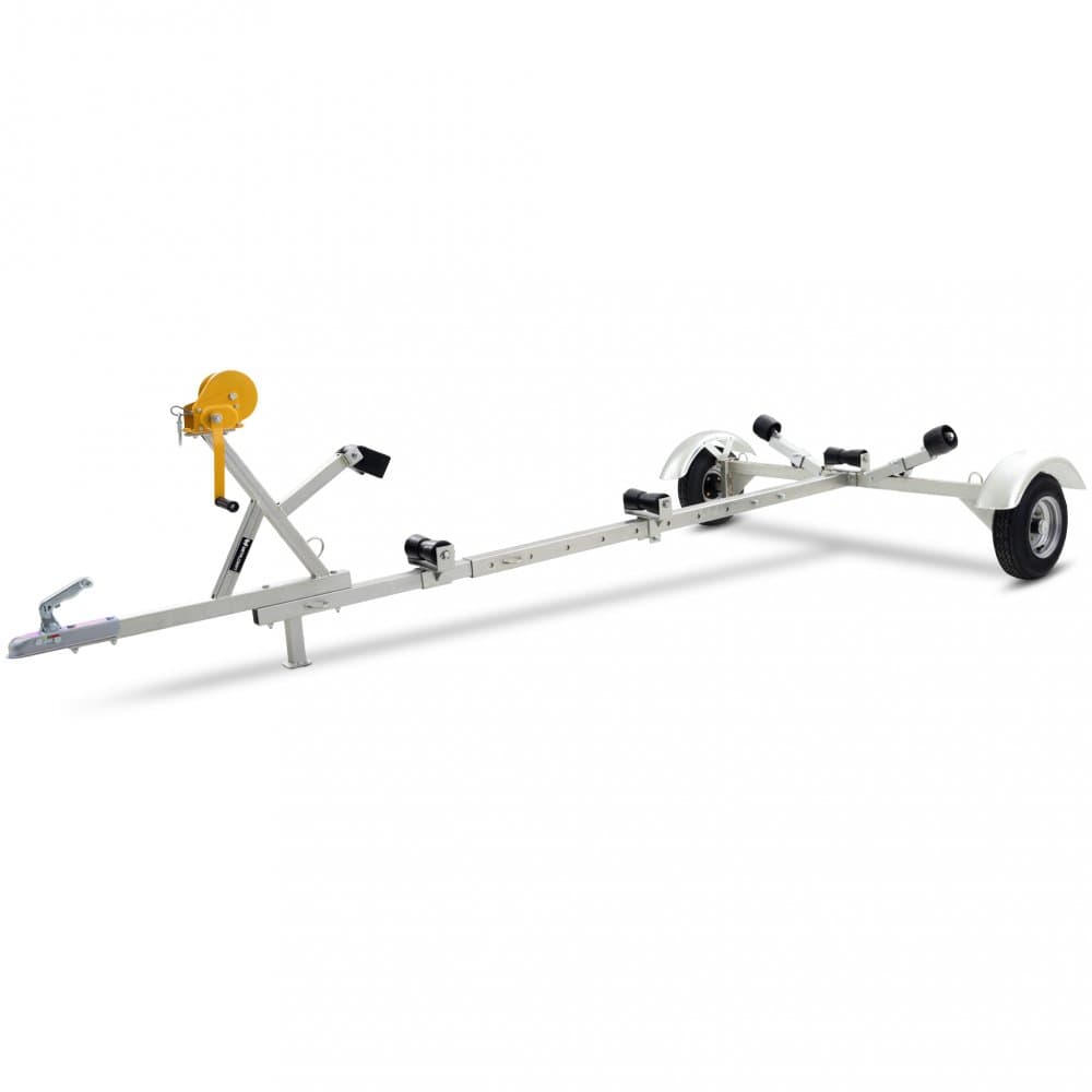 Båttrailer med vinsch | Maxlast 540kg | 469x180cm