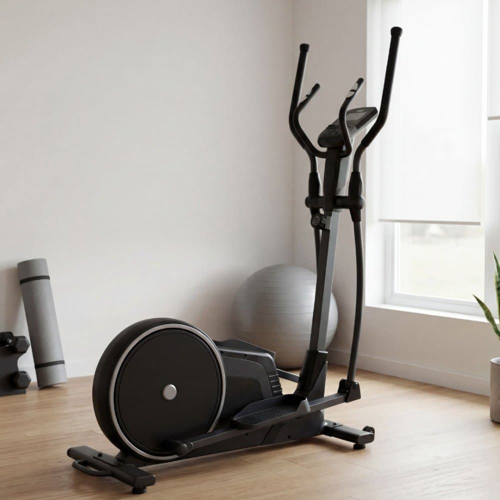 Crosstrainer 8750H | 17 steglängd | 7 kg svänghjul | 120 kg maxvikt | Svart