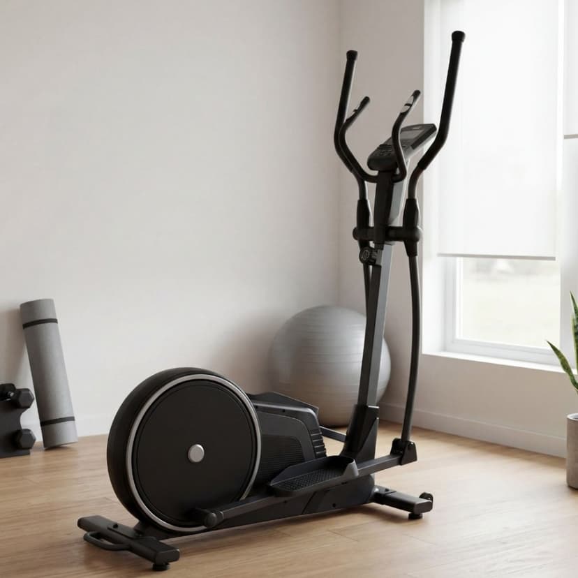 Crosstrainer 8750H | 17 steglängd | 7 kg svänghjul | 120 kg maxvikt | Svart