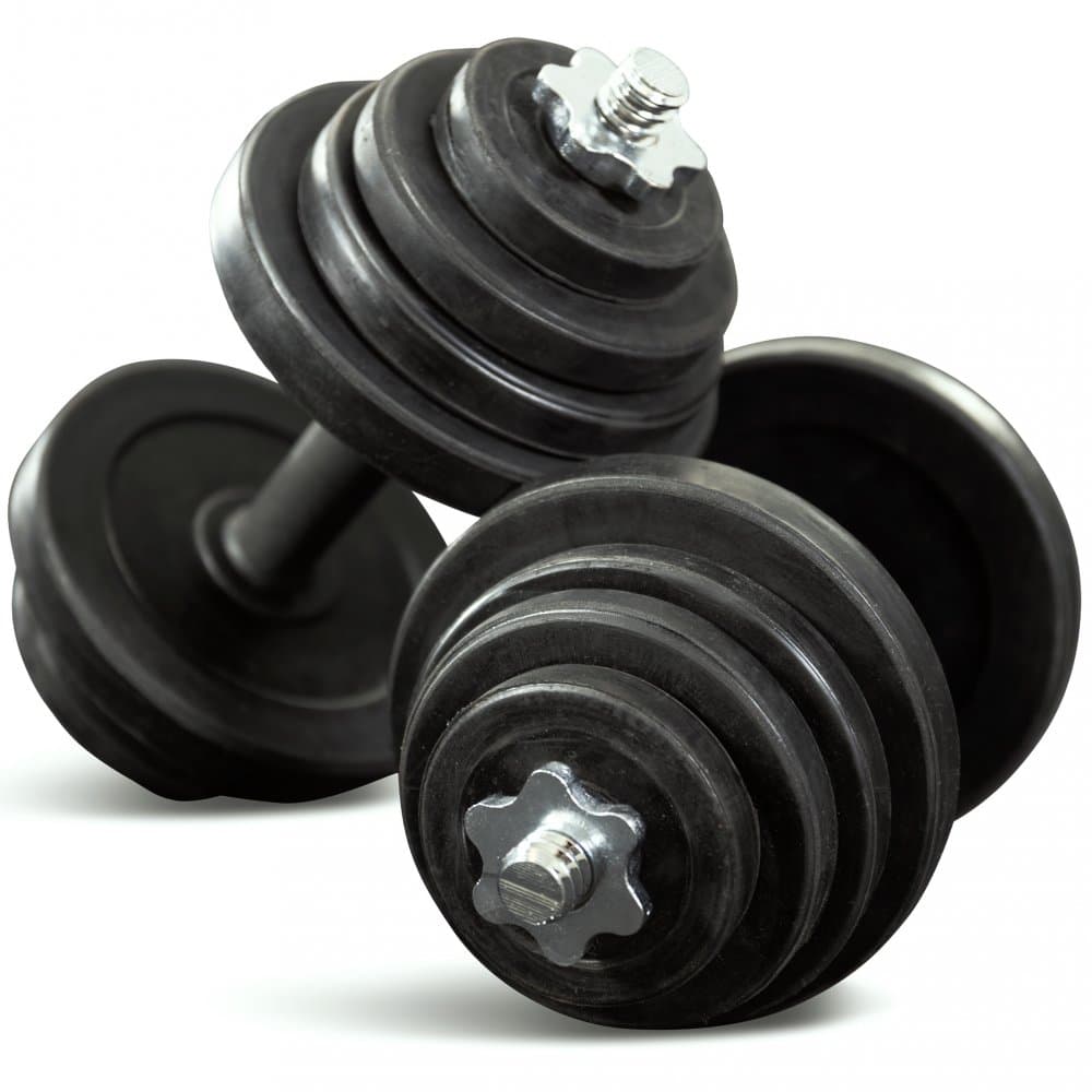 Hantlar 2x15kg ställbar vikt | Perfekt för hemmabruk | Trekkrunner