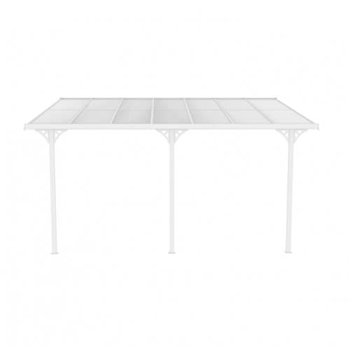 Altantak 3,7x2,5m | Kanalplast/ Aluminium | Vit