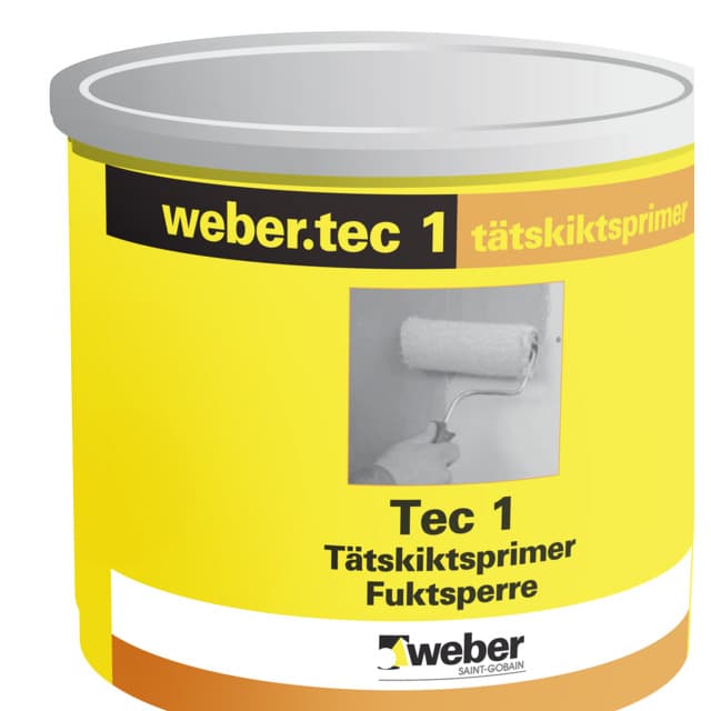 ÅNGSPÄRR TEC 1 5KG TÄTSYSTEM PRIMER WEBER | Beijerbygg Byggmaterial