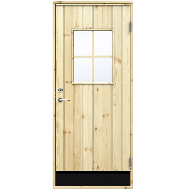 FÖRRÅDSDÖRR 10* 130G 8X19 VÄ RAK PANEL 2-GLAS ISOLERGLAS | Beijerbygg Byggmaterial