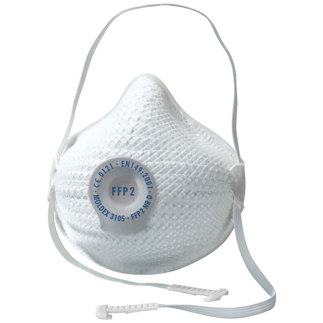 KORTTIDSMASK AIR 310501 FFP2 NR D VENTIL MOLDEX M/L | Beijerbygg Byggmaterial
