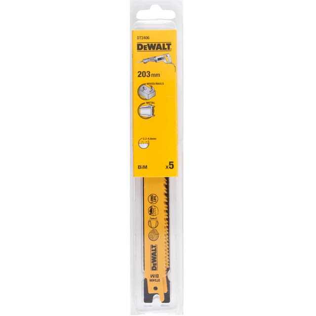 TIGERSÅGBLAD DT2406 L=203MM TRÄ/METAL PROG | Beijerbygg Byggmaterial