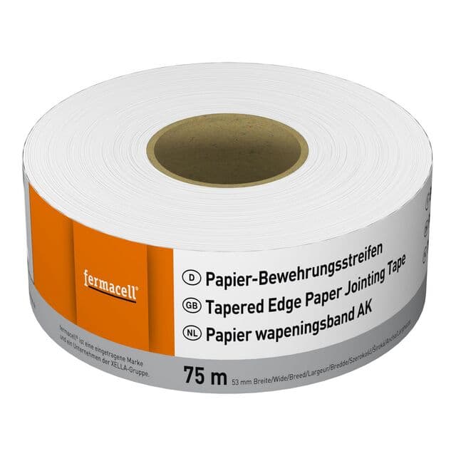 PAPPERSARMERINGSBAND FERMACELL 53MM BRED RULLE 75M | Beijerbygg Byggmaterial