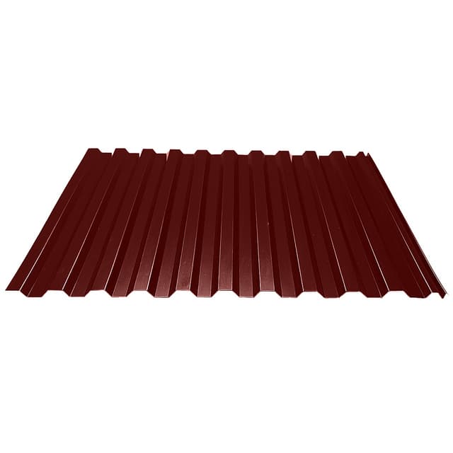TAKPLÅT 20-105 EKONOMI MÖRKRÖD 78022 HC L=3500MM | Beijerbygg Byggmaterial