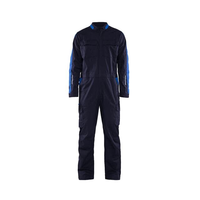 INDUSTRIOVERALL 6144 1832 STRETCH MARINBLÅ/KORNBLÅ C58 | Beijerbygg Byggmaterial