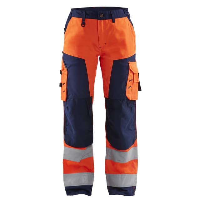 VARSELBYXA 7155 1811 UTAN SPFI DAM VARSELORANGE/MARINB D25 | Beijerbygg Byggmaterial