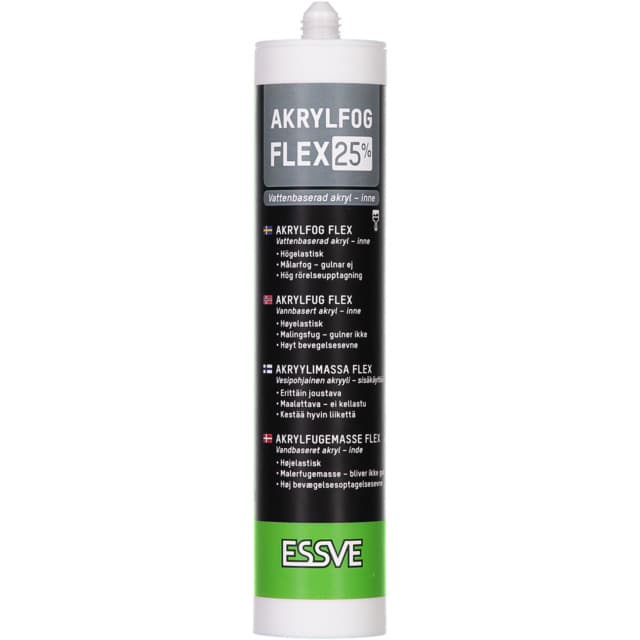 AKRYLFOG FLEX 25 GRÅ PATRON PATRON | Beijerbygg Byggmaterial