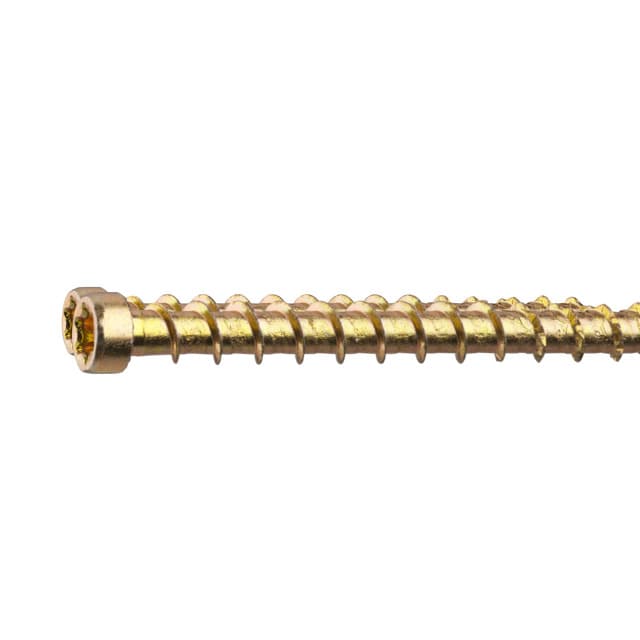 BETONGSKRUV FÖR LISTER/SOCKLAR GUL 4,5X50 200ST | Beijerbygg Byggmaterial