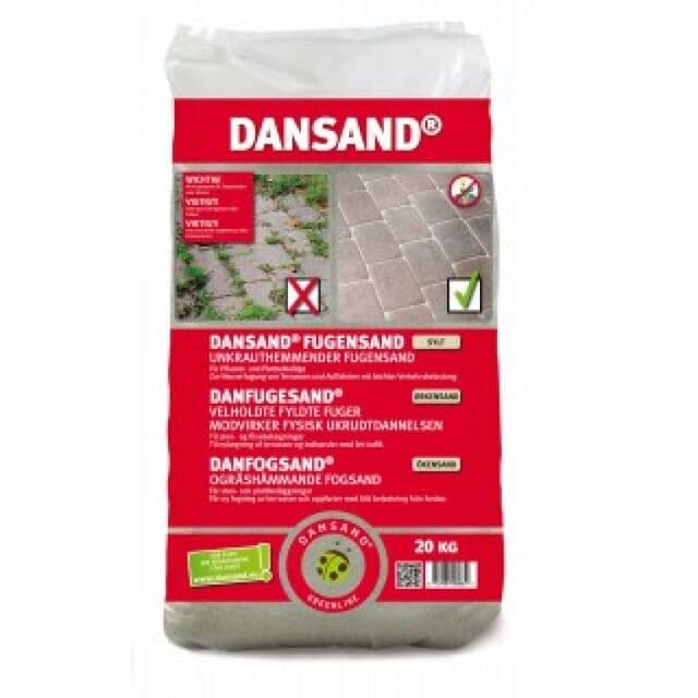 DANFOGSAND 20KG OGRÄSHÄMMANDE FÖR BETONG O NATURSTEN  (54) | Beijerbygg Byggmaterial