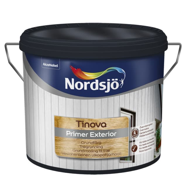 TRÄGRUND TINOVA VIT 5L EXTERIOR PRIMER | Beijerbygg Byggmaterial