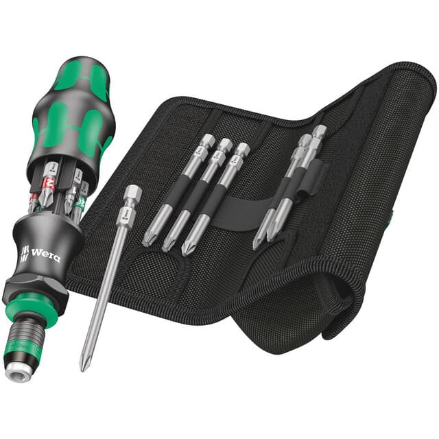 BITSSKRUVMEJSELSATS KRAFTFORM KOMPAKT20 T-F2 WERA MED FODRAL | Beijerbygg Byggmaterial