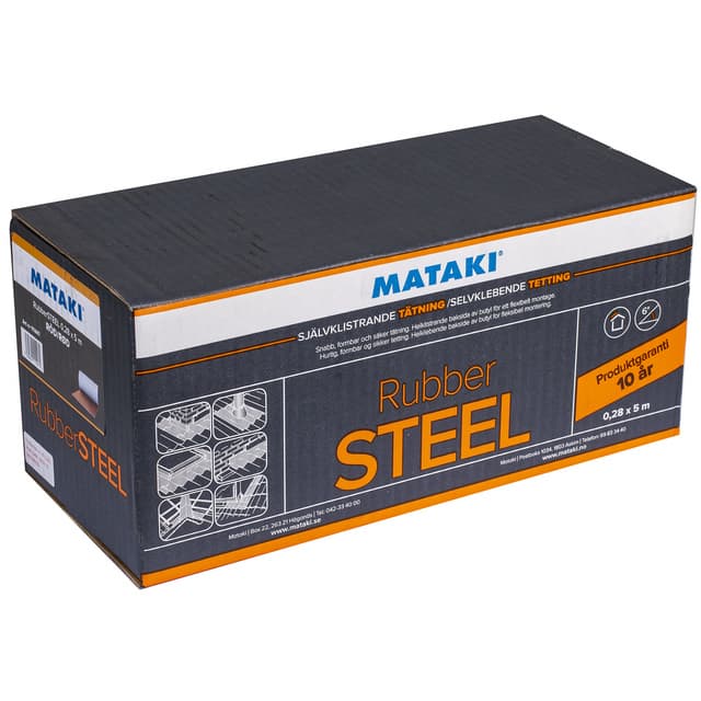 TÄTNING RUBBERSTEEL RÖD 0,28X5M | Beijerbygg Byggmaterial