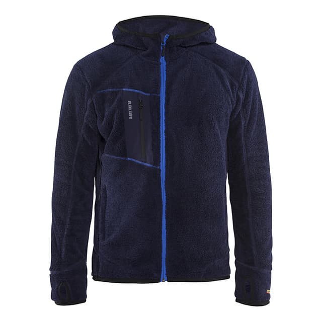 FIBERFLEECEJACKA 4863 2502 MARINBLÅ/KORNBLÅ L | Beijerbygg Byggmaterial