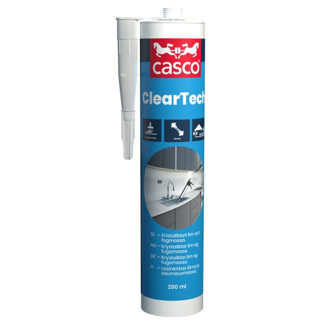 LIM/FOGMASSA CASCO CLEARTECH 290ML | Beijerbygg Byggmaterial