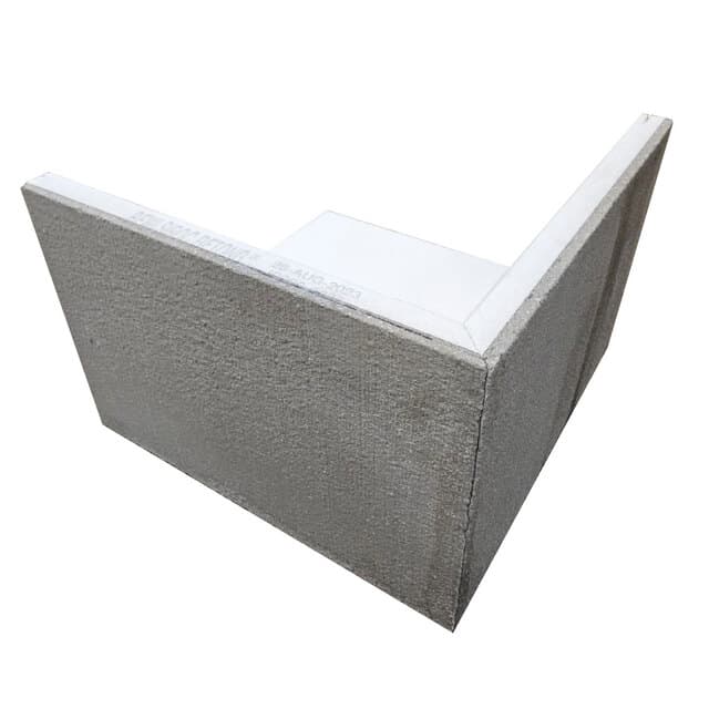 KANTELEMENT BETONGYTA SIROC BB L 600/600 JP200 HÖRN | Beijerbygg Byggmaterial