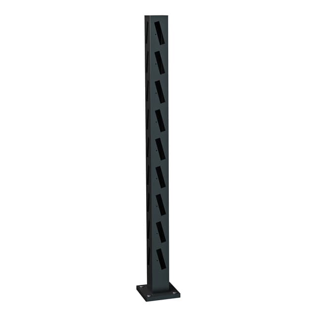HÖRNSTOLPE HÄREN 1060 SV STAKETSTOLPE ALUMINIUM | Beijerbygg Byggmaterial