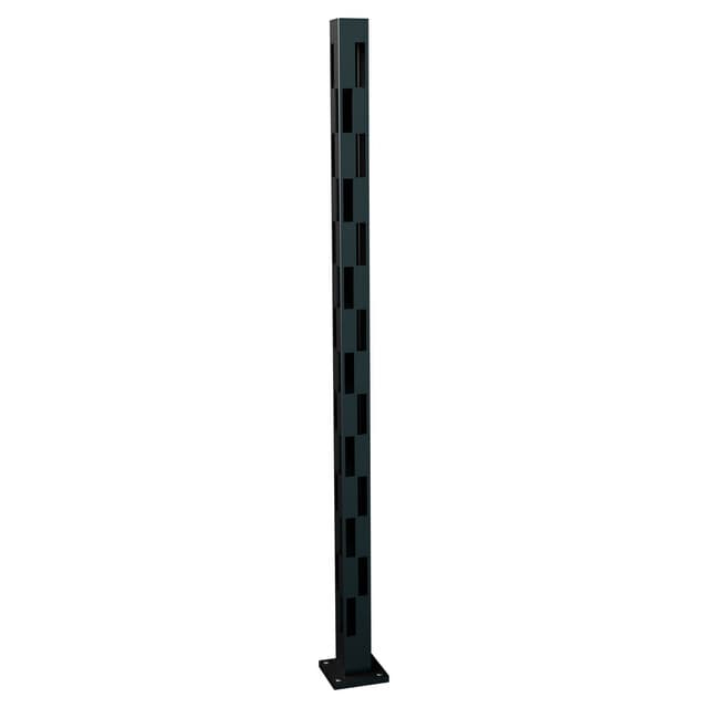 HÖRNSTOLPE DISKRET 1460 SV STAKETSTOLPE ALUMINIUM | Beijerbygg Byggmaterial