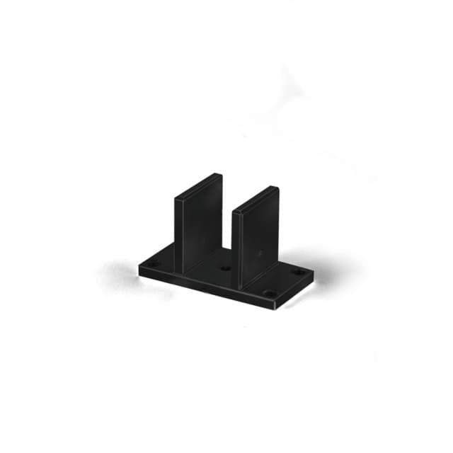 STOLPFOT PLANMONTERAD SVART STOLPFOT F. STAKETSTOLPE ALU | Beijerbygg Byggmaterial