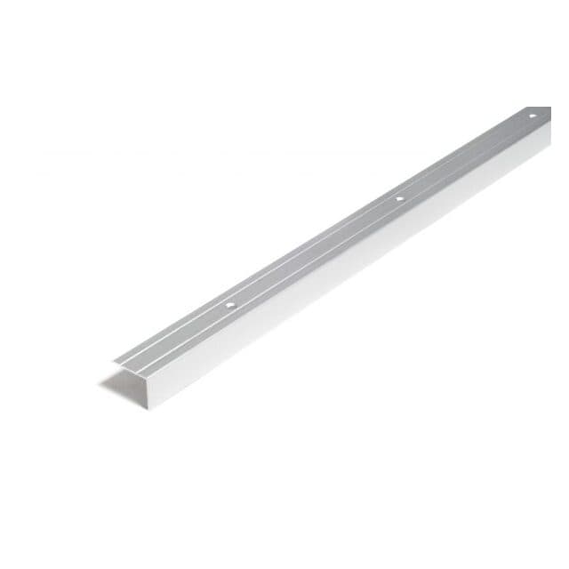 TRAPPKANTLIST 25X20MM SILVER 200CM INKLUSIVE SKRUV | Beijerbygg Byggmaterial