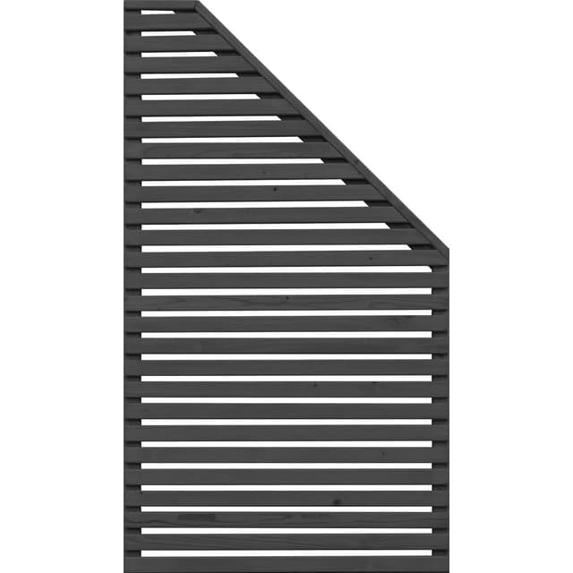 SKÄRM HORIZONT 4 SVART 79X159X89CM HÖGER | Beijerbygg Byggmaterial