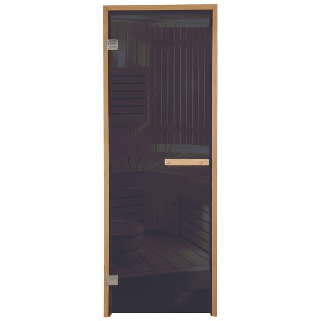 BASTUDÖRR ALKARM GRÅTT GLAS 10X20 | Beijerbygg Byggmaterial