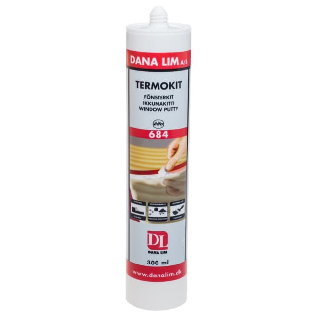 FÖNSTERKITT TERMOKITT 684 LJUSGRÅ 300ML | Beijerbygg Byggmaterial