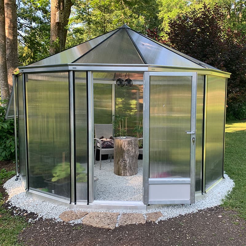 Växthus i glas & poly - Växthus med poly