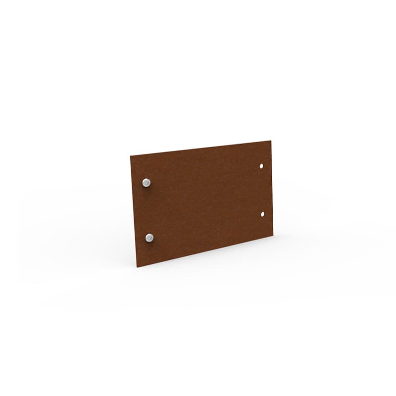 Planteringskant rak corten 120×180 mm, kort sektion i corten för tydlig trädgårdsavgränsning