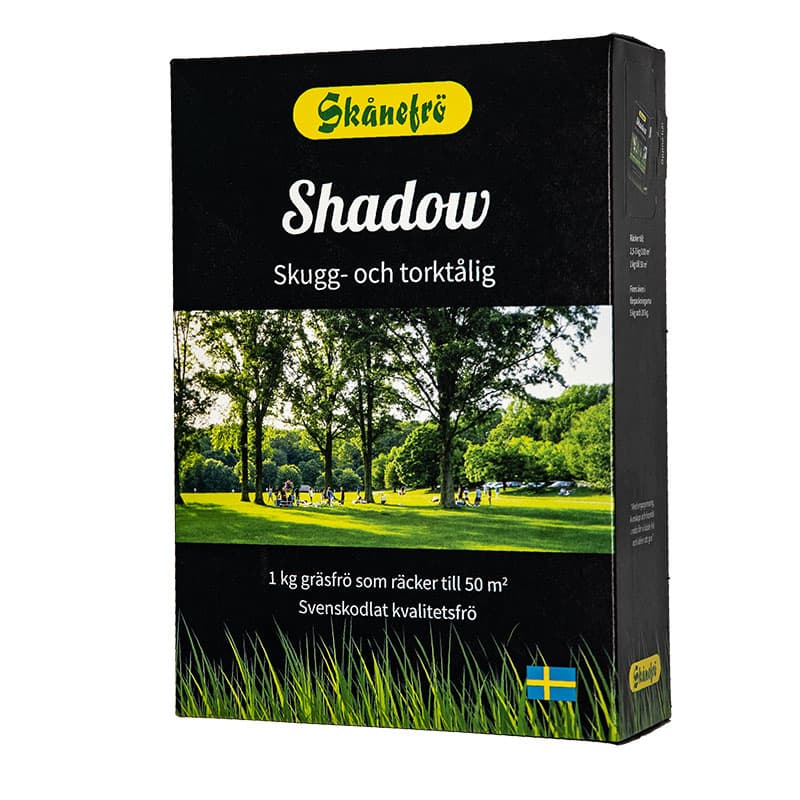Gräsfrö Shadow, 1 kg - Torktålig, skuggtålig gräsmatta med låga näringskrav. Räcker till 40 m².