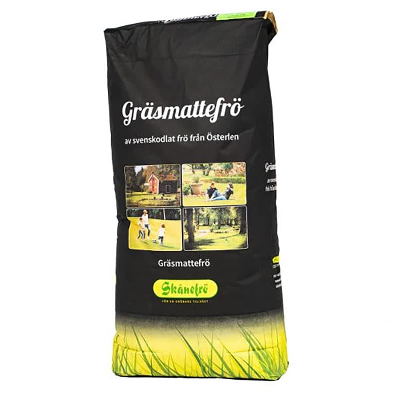 Gräsfrö Villa Lyx, 20 kg - Lyxig gräsmatta, god vinterhärdighet, räcker till 1000 m².