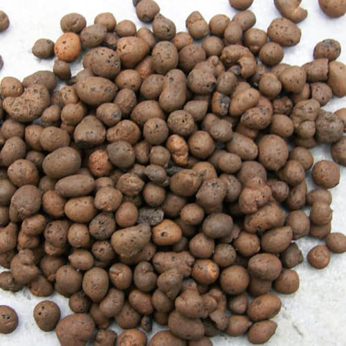 Lecakulor 8-14 mm, naturlig expanderad lera, 3 liter, dränering, jordförbättring, dekoration.